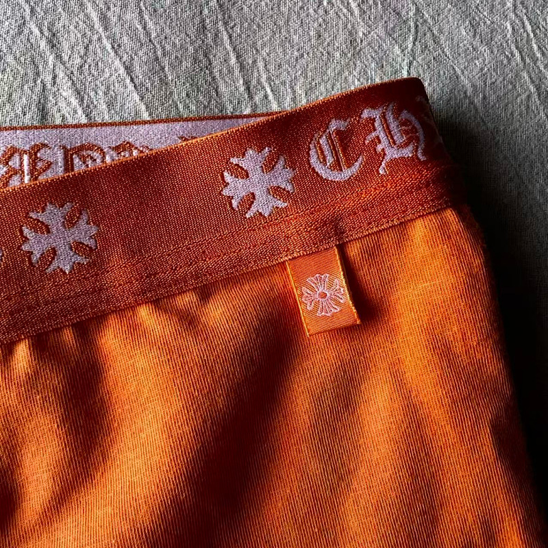 Chr Hearts New Underwear Boxer Brief Orange Long & Short ——perfect Quality 8