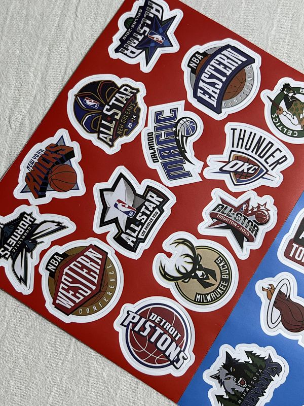 Nba & FFootball League Clubs Team Sticker 8