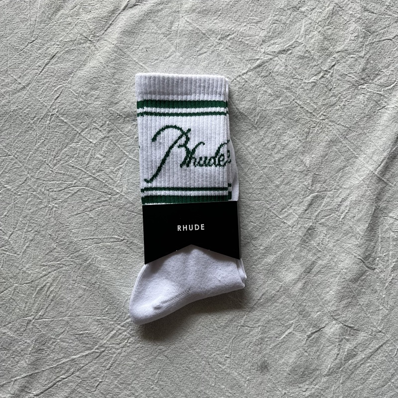 2024 Rhude Script Logo Sock 10
