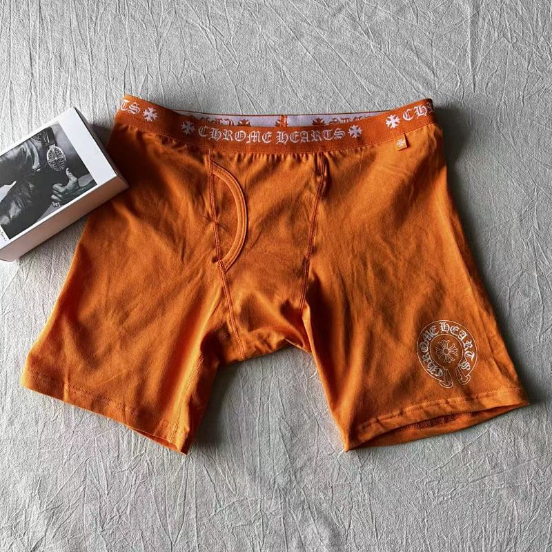 Chr Hearts New Underwear Boxer Brief Orange Long & Short ——perfect Quality 3