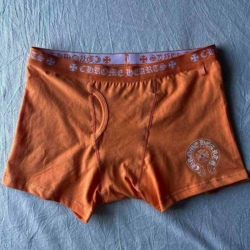Chr Hearts New Underwear Boxer Brief Orange Long & Short ——perfect Quality 5