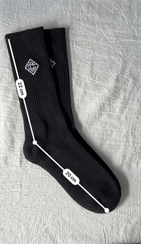 Casablanca Monogram Logo Dress Socks 10