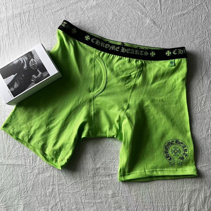 Chr Hearts New Underwear Boxer Brief Green Long & Short ——perfect Quality 2