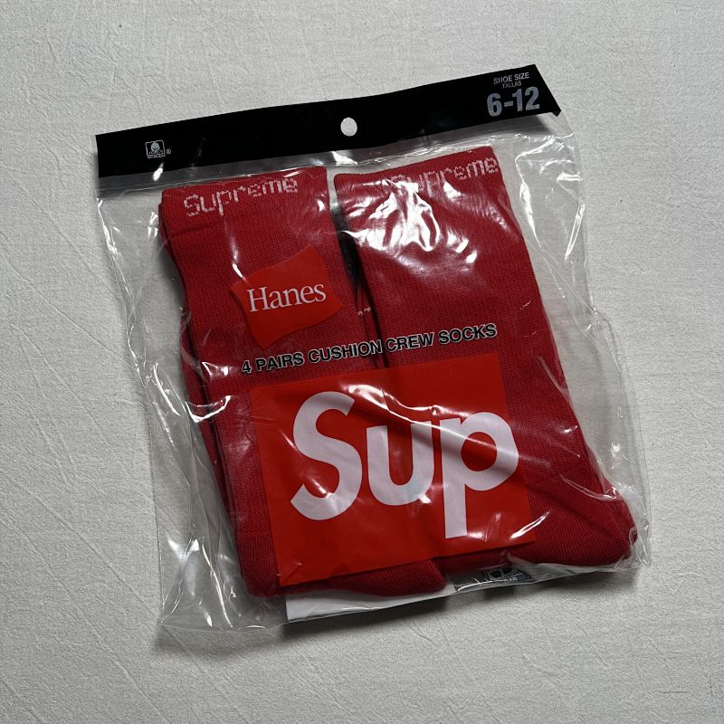 Su* Red Towel Socks 2 Pairs A Set 3