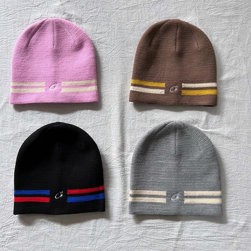 Co Knit Stripe Beanie