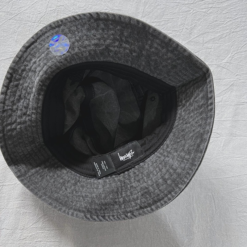 Stussy Waterwash Fade Grey Hat 4