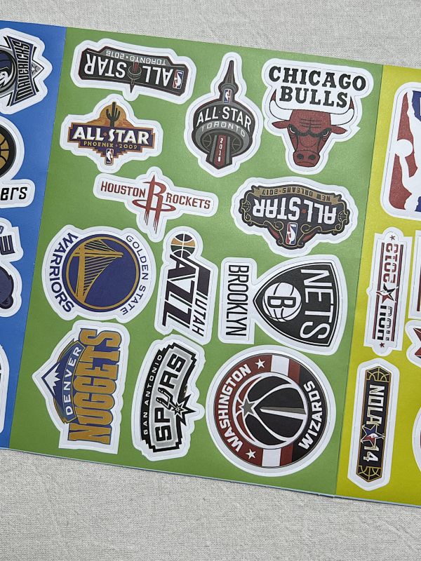Nba & FFootball League Clubs Team Sticker 7