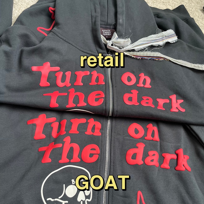 60¥ Skeleton Zip Up Hoodie