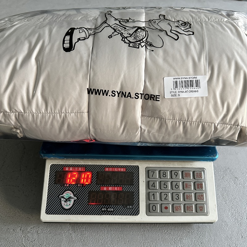 259¥ Syna Down Jacket- Off White