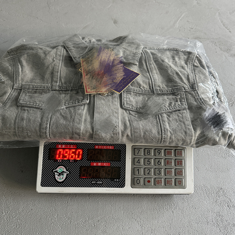 125¥c-star Denim Jacket-grey