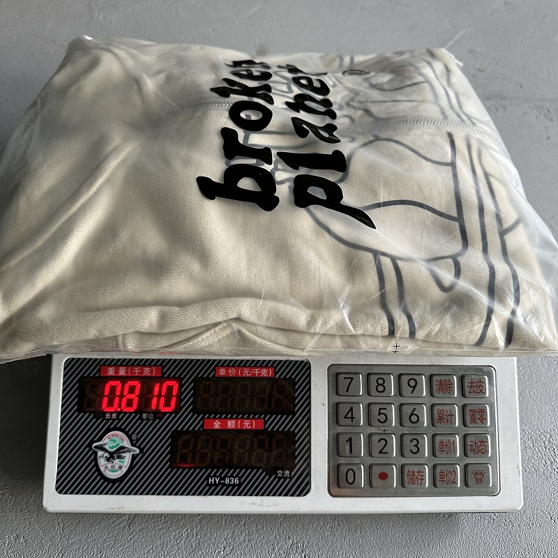 60¥ Planet Zip Up Hoodie-apricot