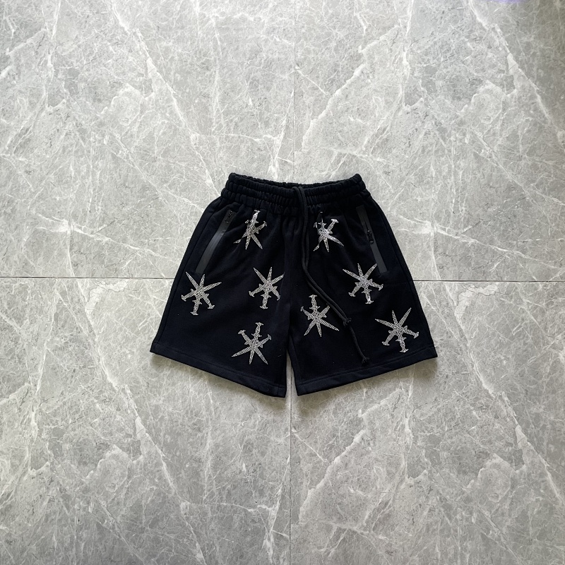 Unknown London Dagger Rhinestone Shorts · 3