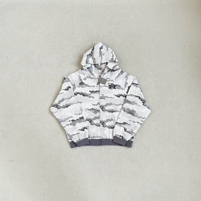 99 Mertr. Serpentine Zip Hoodie ｜ White · 5