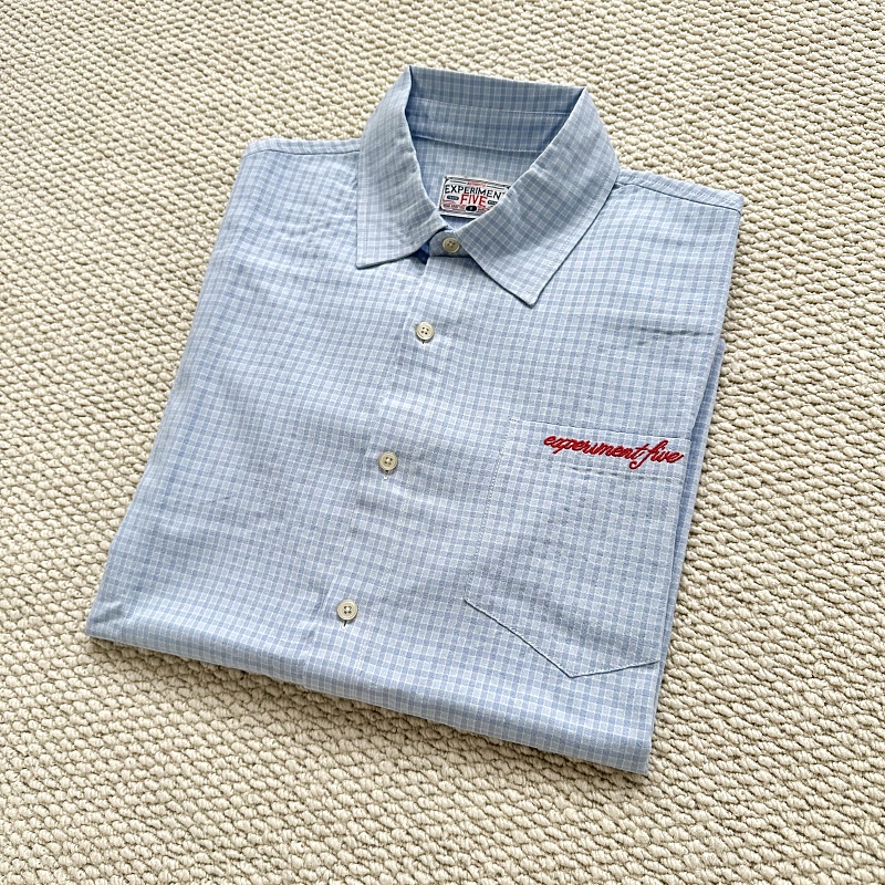 Experiment 5 Plaid Shirt｜Blue · 6