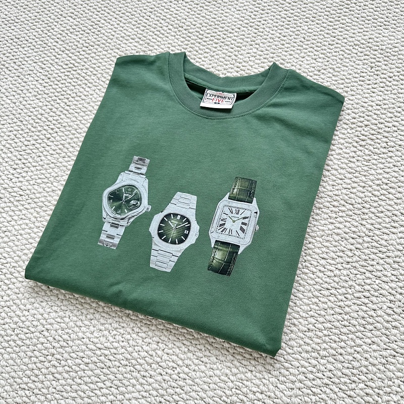 Experiment 5 Watch T-Shirt｜Green · 4