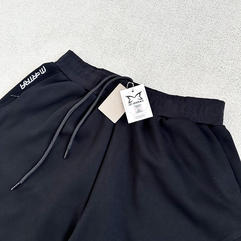 Mertra Split Panel Shorts｜Black · 6
