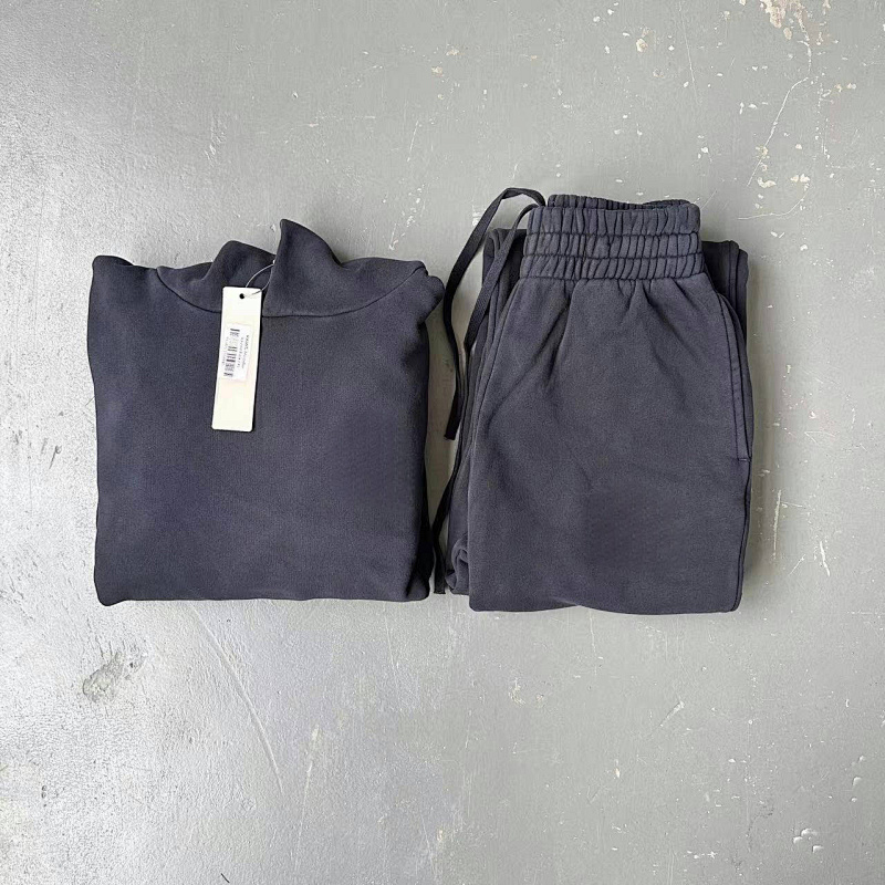 ➕209 Basic Washed Black Hoodie &Pants · 5