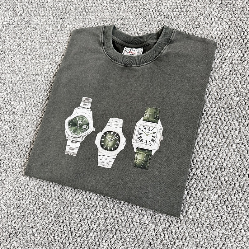 Exper...Watch T-Shirt｜Washed Gray · 4
