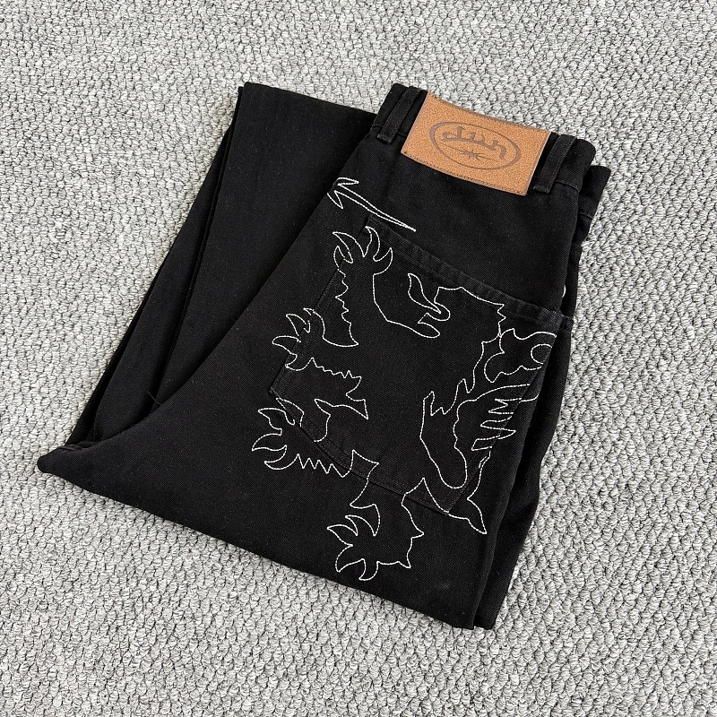 Divin…Dark Beast Denim Jeans｜Black · 3