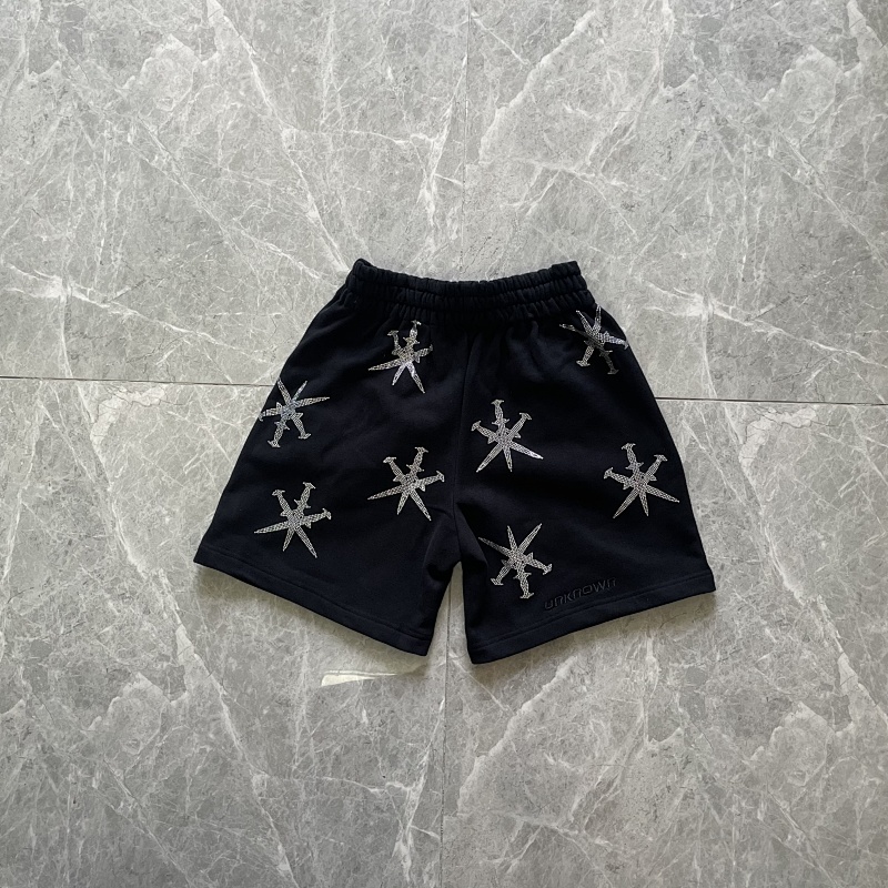 Unknown London Dagger Rhinestone Shorts · 5