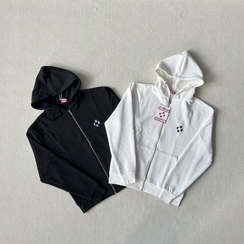 99 Embroidery Logo Zip Waffle