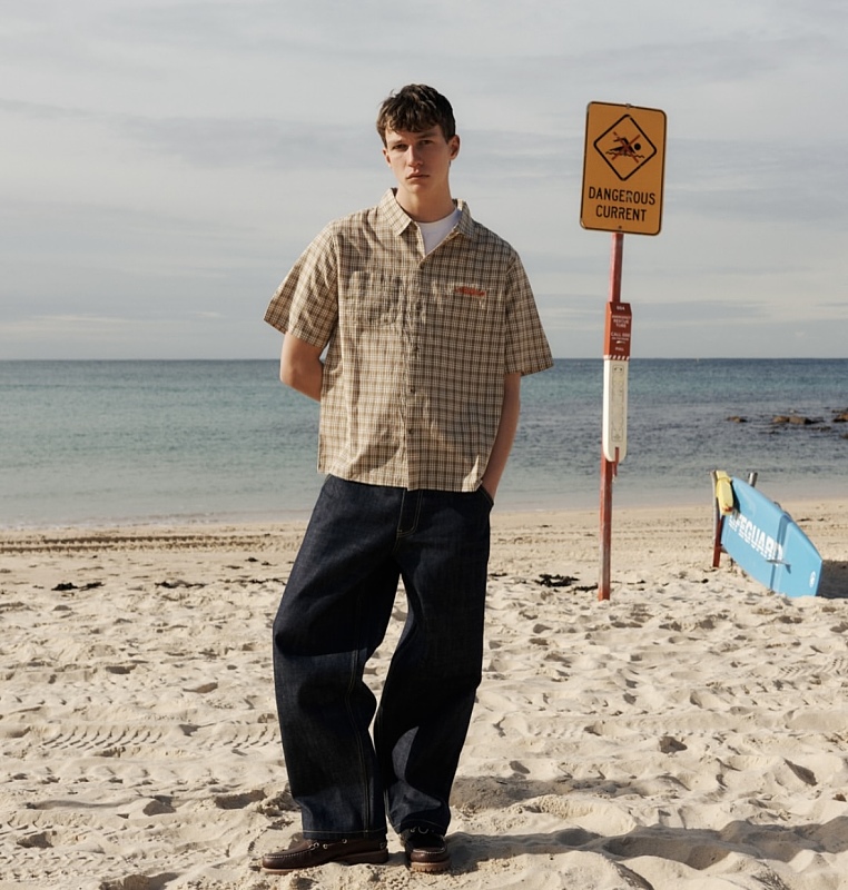 Mutime.Australiana Plaid Shirt｜Brown/Beige