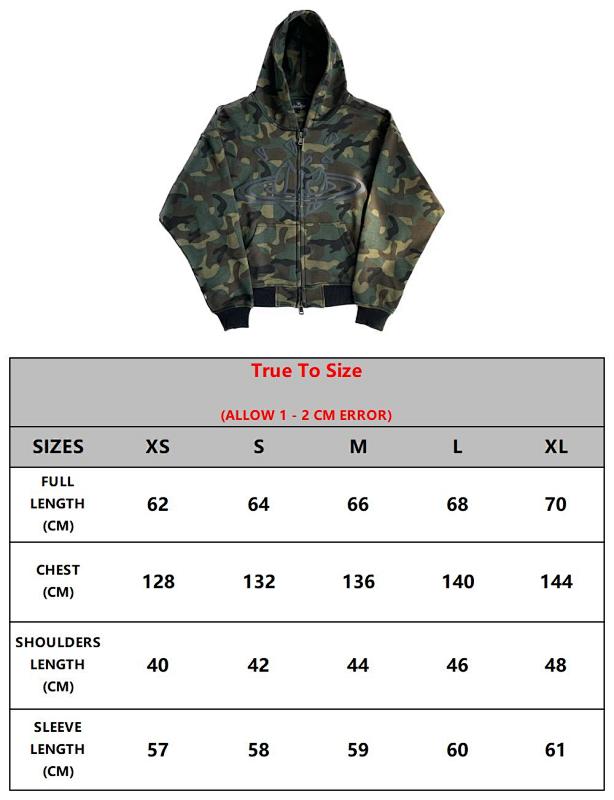 Camo Zip Up Hoodie · 2