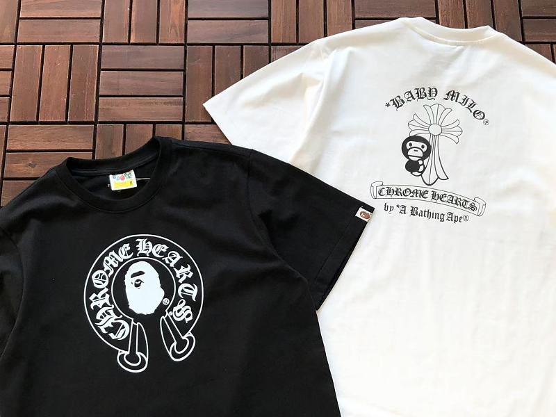 Bape & Ch Om He Rts T-shirt 7