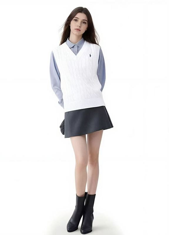Ra Ph Au En Vest Sweater Woman · 6