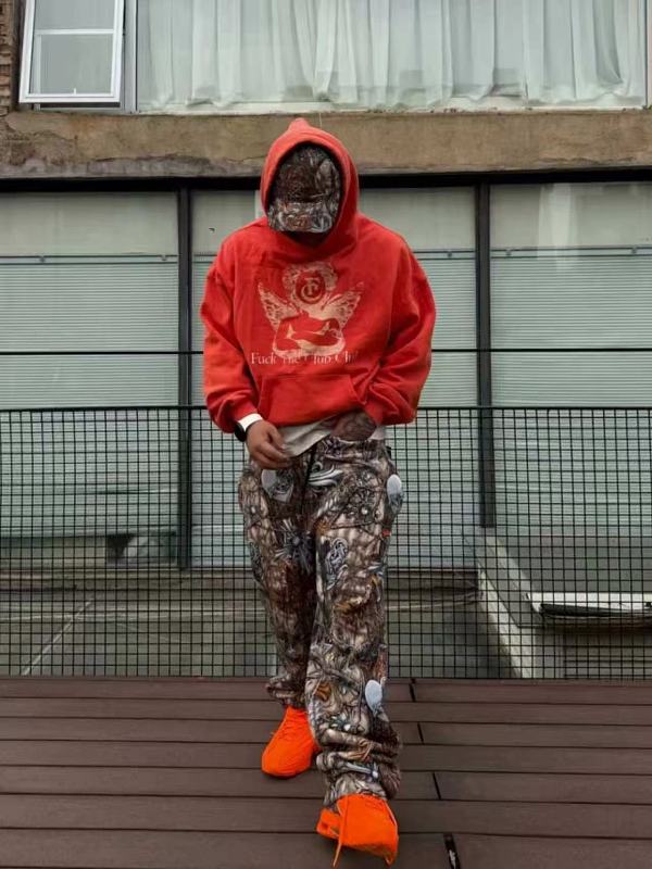 Top Pants N C A & Ch Om He Rts & N K Hoodie Trousers 7