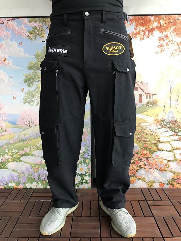 S P E E & Vanson Leathers & Cordura Trousers 3