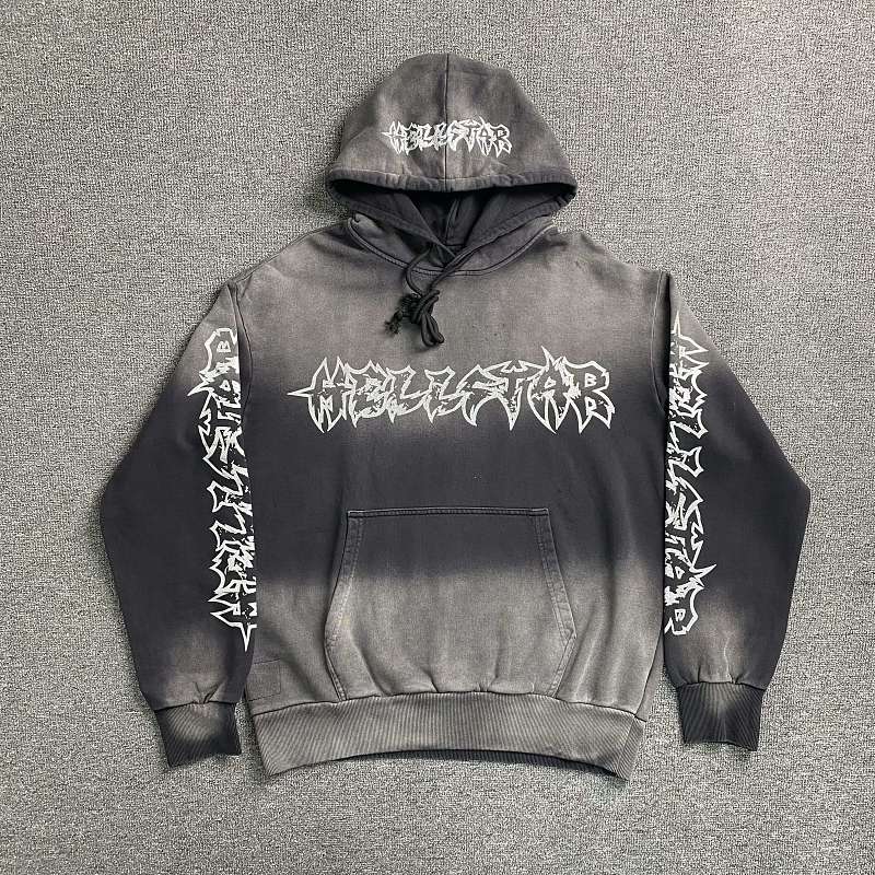 Hellstar Studios Glitter Printing Hoodie · 2