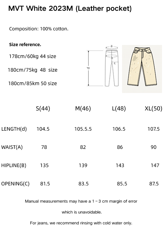 2023m Leather Pocket White