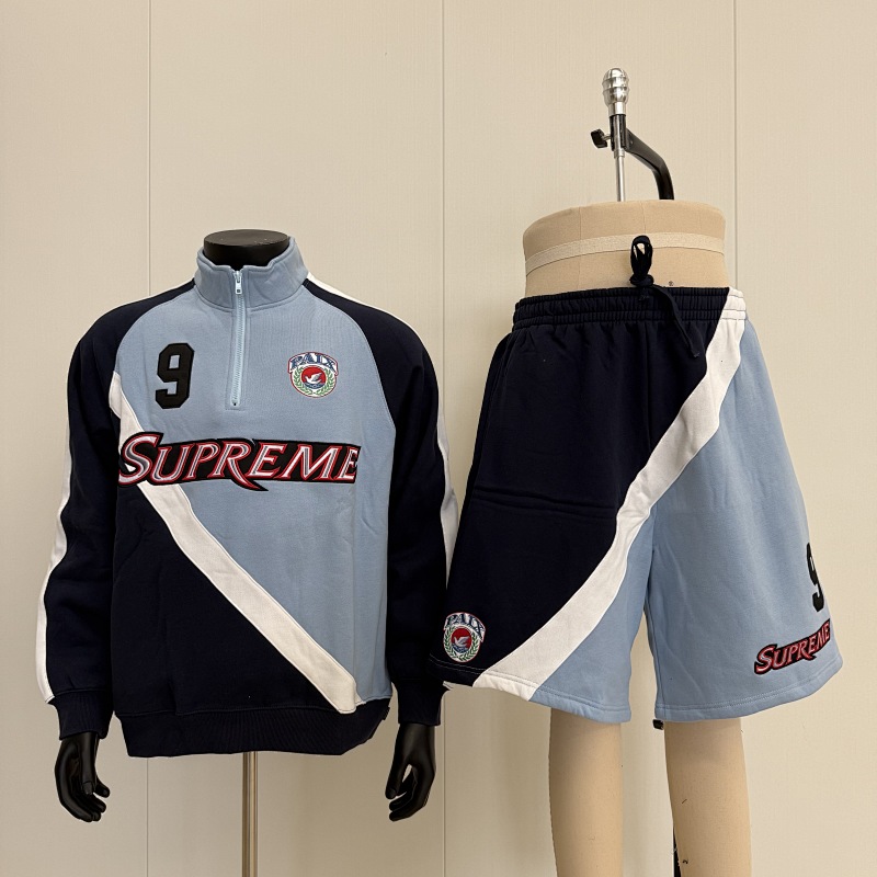 50￥ Supreme Equipe Half Zip Sweatshirt