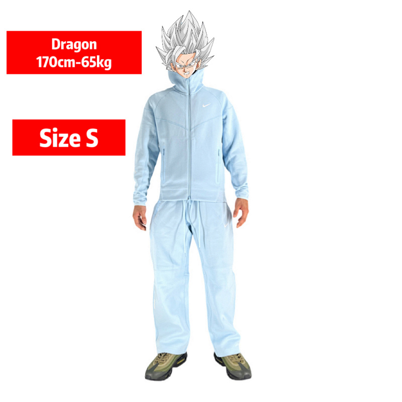 Nike Nocta Tech Fleece Tracksuit Baby Blue 8