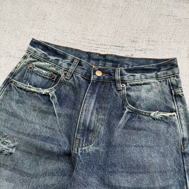 Fyredwrld Vintage Distressed Jeans | Washed Blue 4