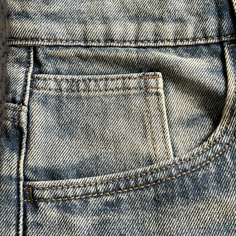 Carhartt Distressed Vintage Washed Blue Jeans 11