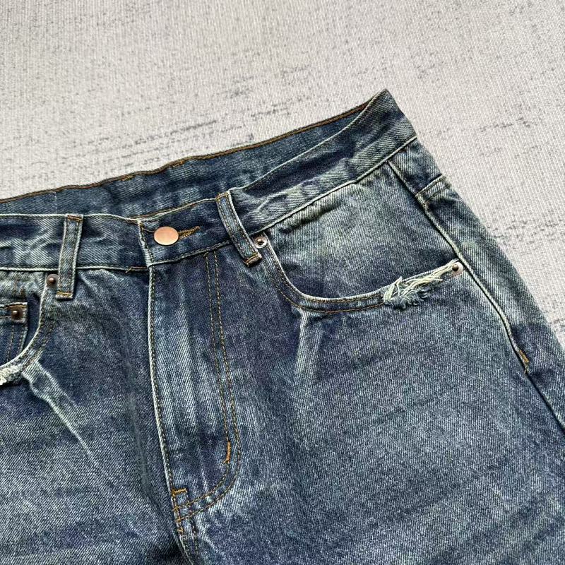 Fyredwrld Vintage Distressed Jeans | Washed Blue 6