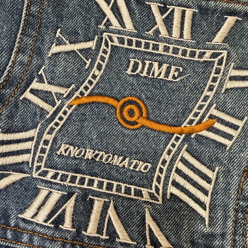 Dime Baggy Denim Jeans Knowtomatic Blue 9