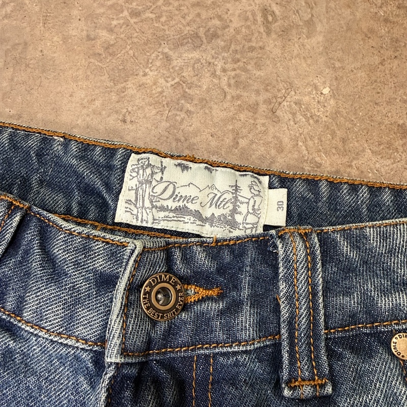 Dime Baggy Denim Jeans Knowtomatic Blue 4
