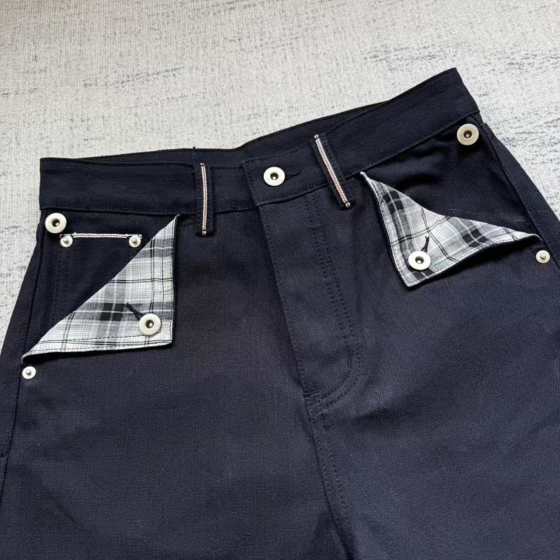 Fyredwrld Plaid Fabric Selvedge Jeans 11