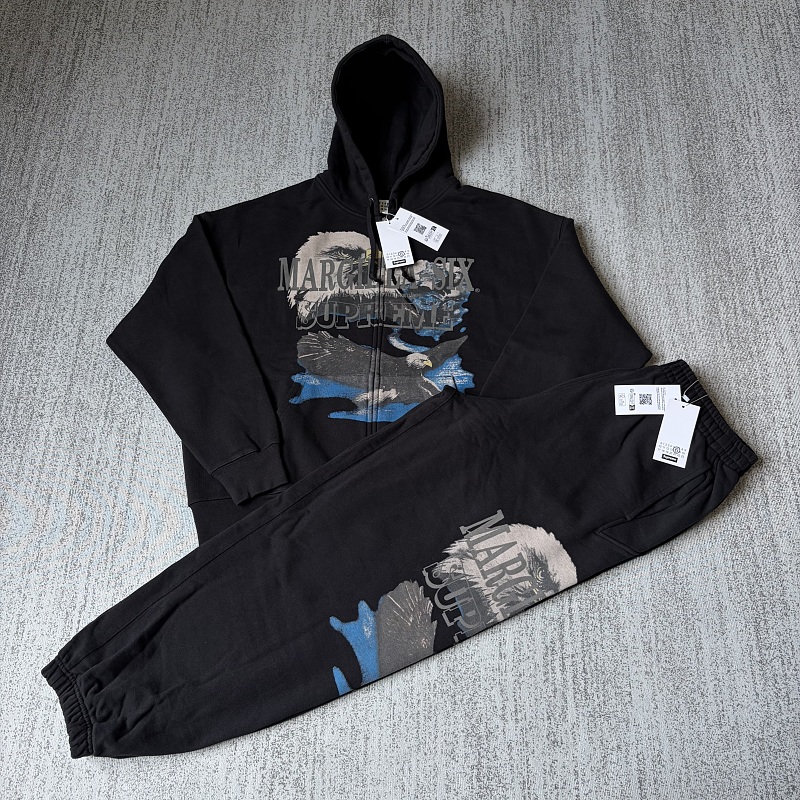 Supreme X Margiela MM6 White Tracksuit 3