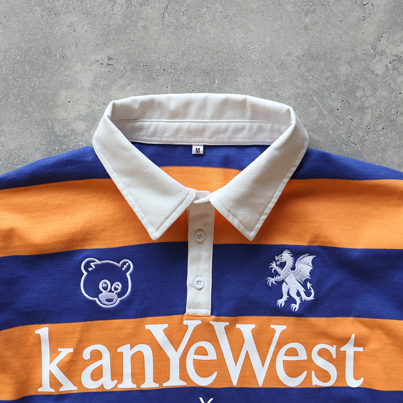 Vintage Stripe Color Blocking Polo 5