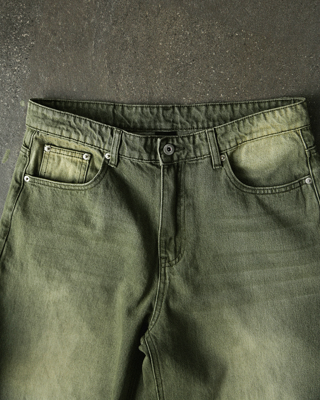 Mobius Matcha Baggy Jeans 11