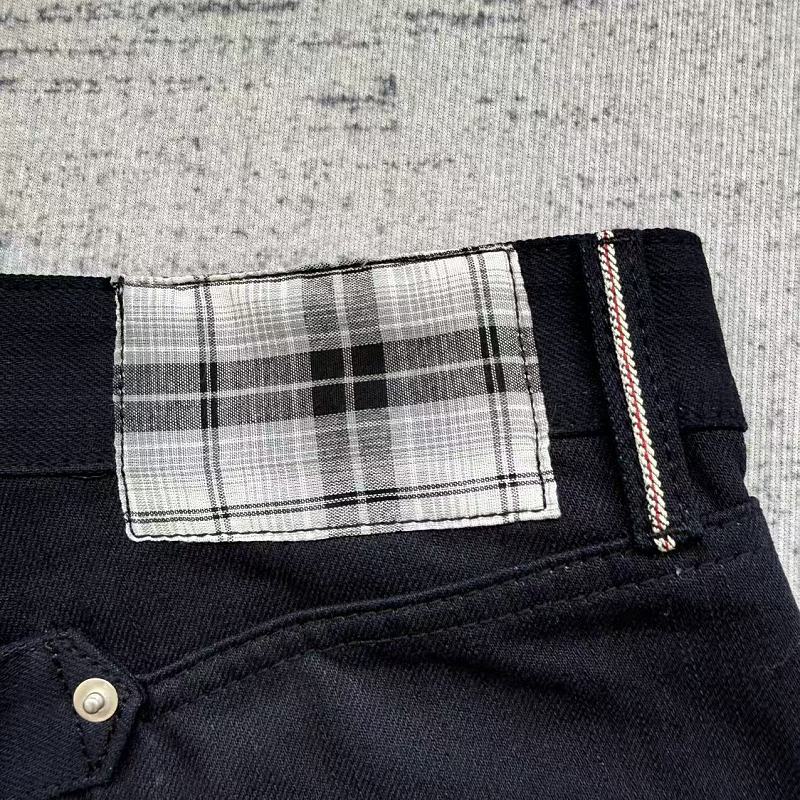 Fyredwrld Plaid Fabric Selvedge Jeans 10