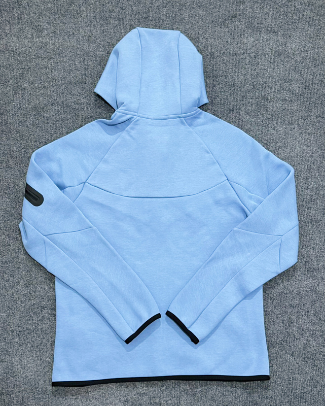 Uk Tech Fleece Zip Up Hoodie Baby Blue 5
