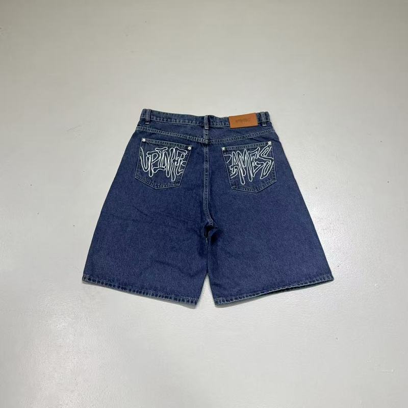 Up In Flames Denim Shorts 10