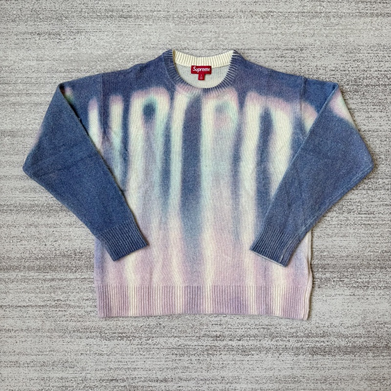 Supreme Blurred Logo Sweater 11
