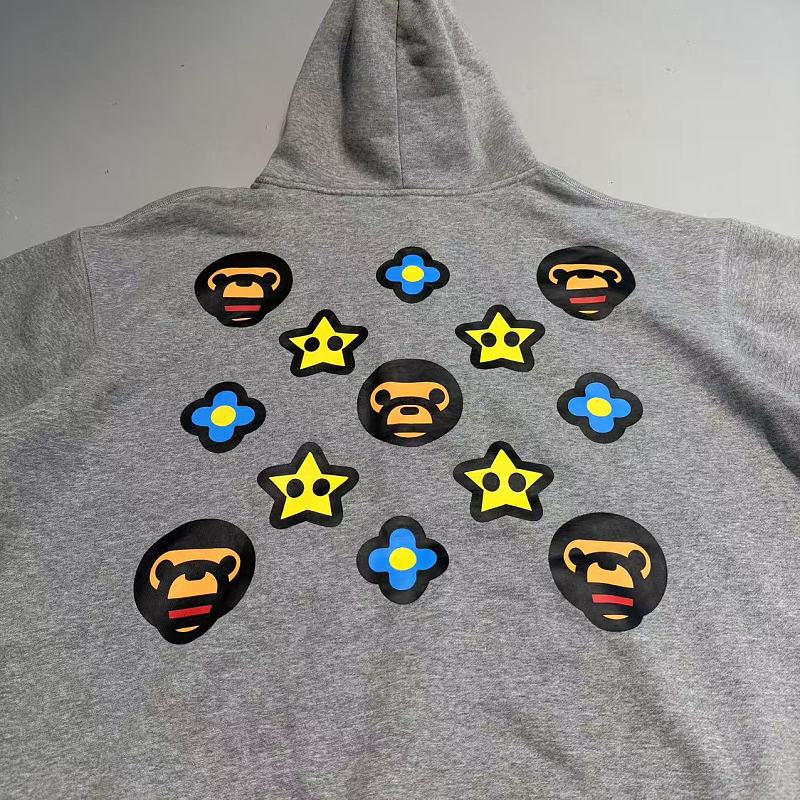 Bape Baby Milo Monogram Zip Hoodie 8