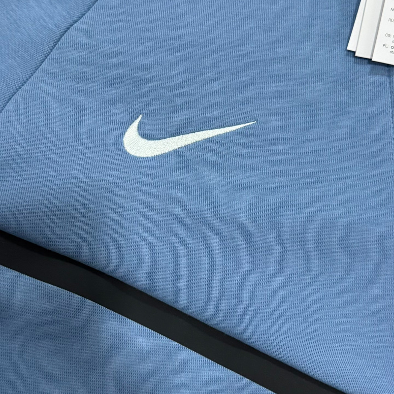 Uk Tech Fleece Zip Up Hoodie Baby Blue